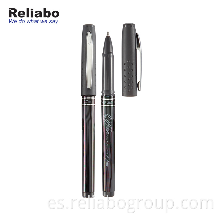 Reliabo Bulk Buy Bolígrafo de gel promocional Papelería de oficina de plástico Bolígrafo neutro de 0,7 mm